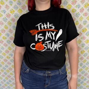 VINTAGE HEF-T halloween SINGLE STITCH TEE SIZE L